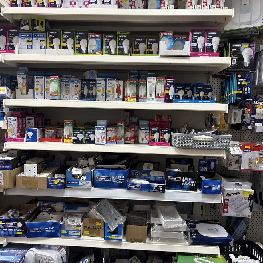 LED bulbs and electrical supplies